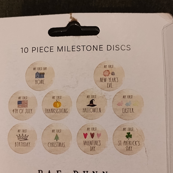 NWT! RAE DUNN MILESTONE Discs (10ct) - Picture 3 of 7